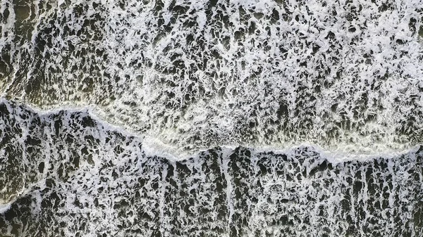 Luftaufnahme Von Schönen Brechenden Meereswellen — Stockfoto