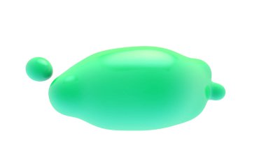 Soyut sıvı blob besteleri arka plan. renkli sıvı şekil 3B oluşturma.