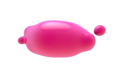 Soyut sıvı blob besteleri arka plan. renkli sıvı şekil 3B oluşturma.