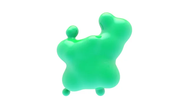 Αφηρημένα Φόντο Συνθέσεις Υγρού Blob Πολύχρωμο Υγρό Σχήμα Rendering — Φωτογραφία Αρχείου