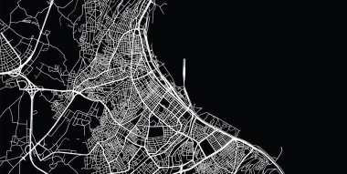 Samsun, Türkiye'nin kentsel vektör şehir haritası