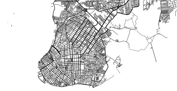 Міська Векторна мапа міста Белен, Бразилія — стоковий вектор