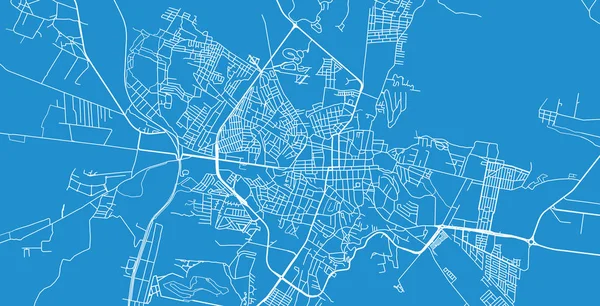 Stadtplan von San Miguel, Mexiko — Stockvektor