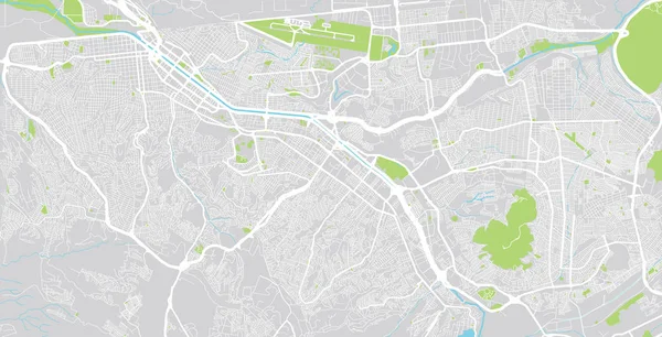 Tijuana, Meksika şehir haritası