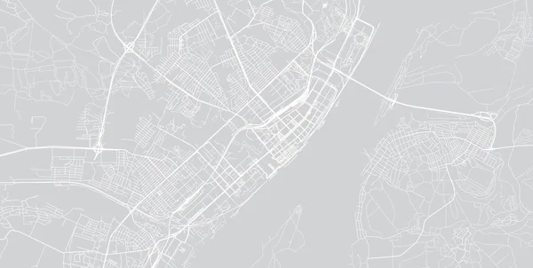 Vetor urbano mapa da cidade de Volgograd, Rússia — Vetor de Stock