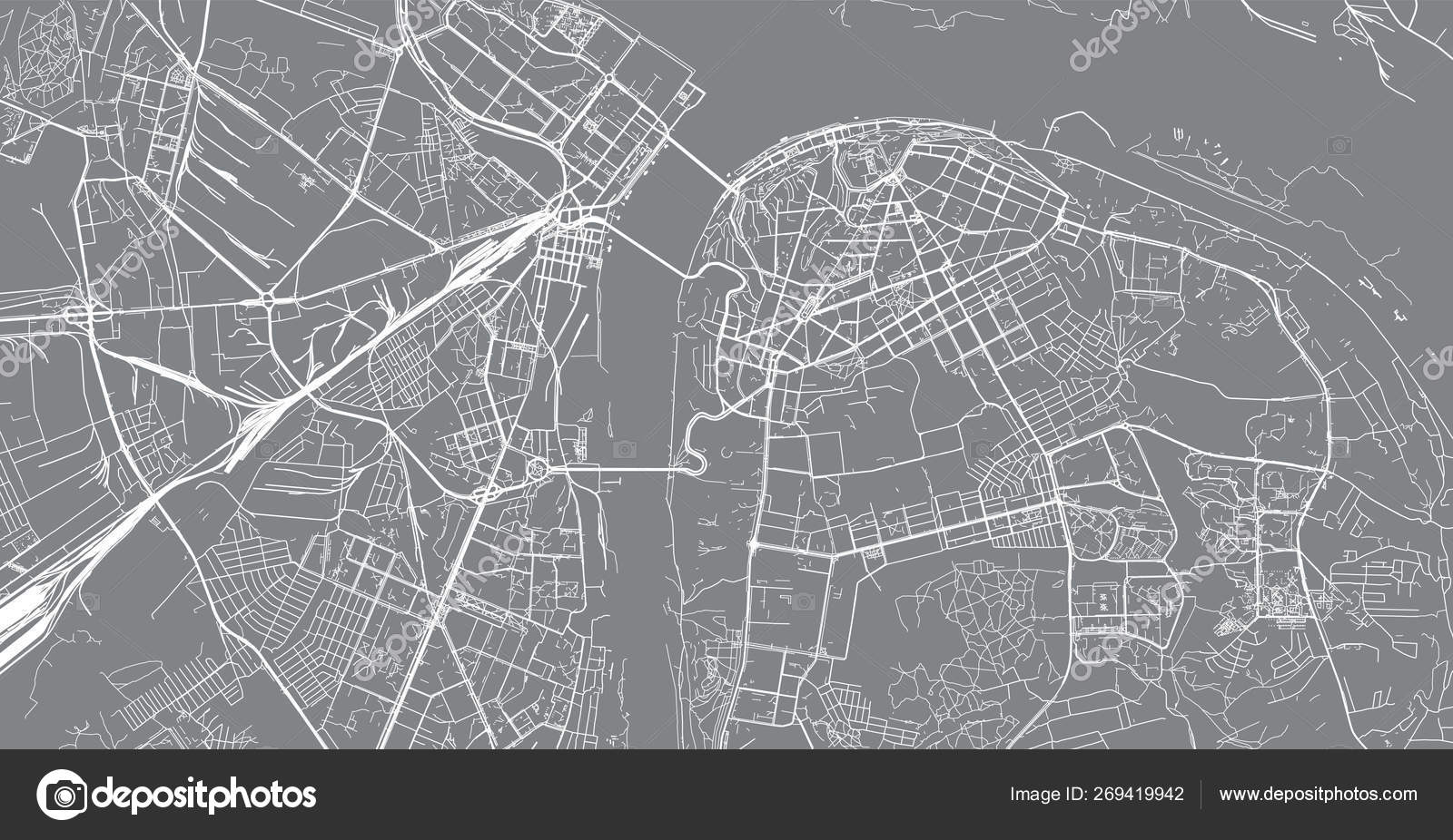 Карта Нижнего Новгорода На Стену Купить