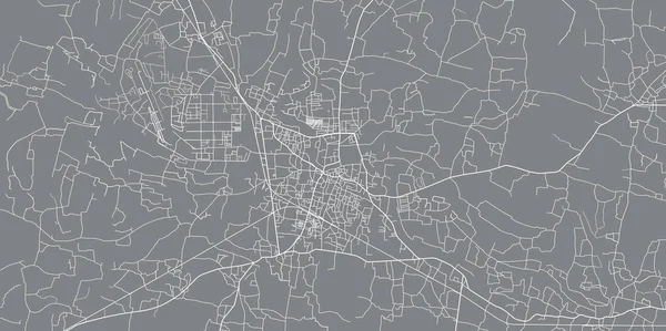 Miejski wektor Mapa miasta Jessore, Bangladesz — Wektor stockowy