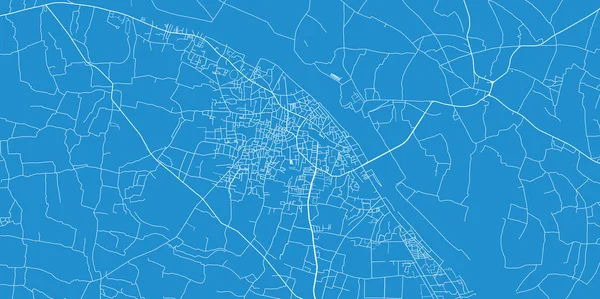 Stadtplan von mymensingh, bangladesh — Stockvektor