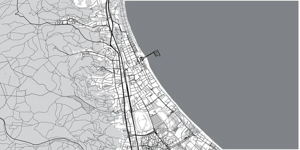 Sopot, Polonya kentsel vektör şehir haritası