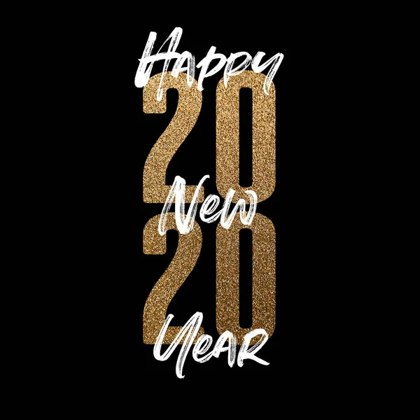 Happy new year 2020 new years eve poster composition — Stock Photo, Image