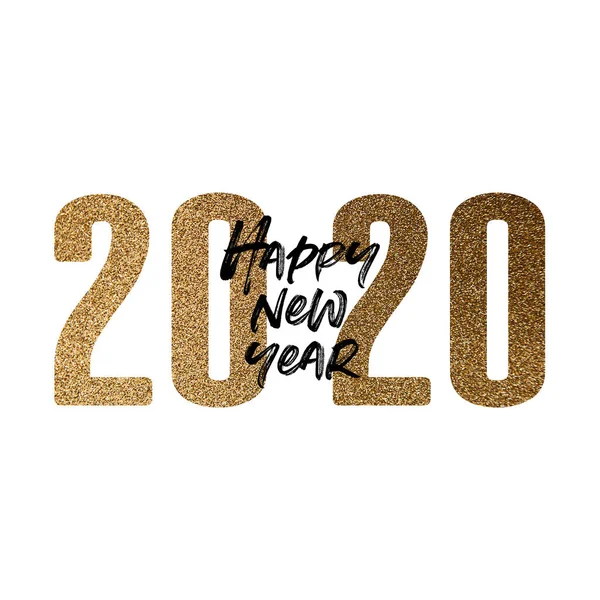 Happy new year 2020 new years eve poster composition — Stock Photo, Image