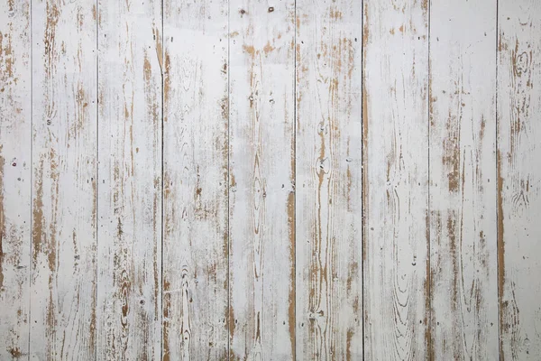 Planchers en bois blanc. Fond de plancher usé en détresse peint en blanc — Photo