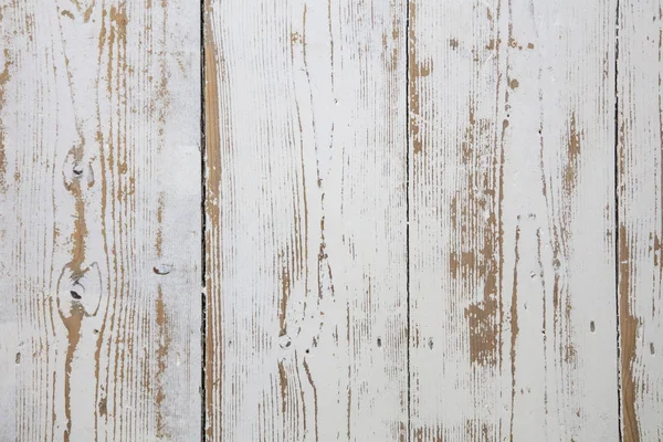 Planchers en bois blanc. Fond de plancher usé en détresse peint en blanc — Photo