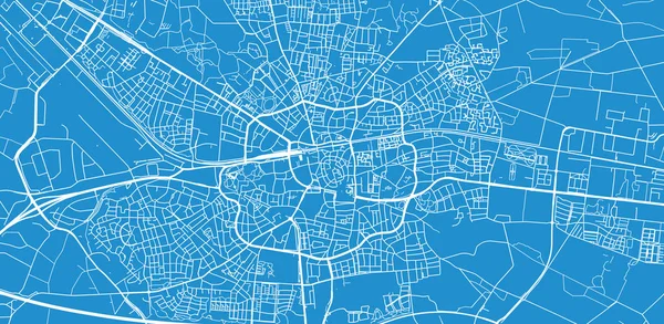 Stadtplan von Enschede, Niederlande — Stockvektor