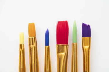 Renkli yaratıcı paintbrush sanat kaynağı arka plan