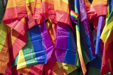 Lgbtq gökkuşağı bayrakları koleksiyonu