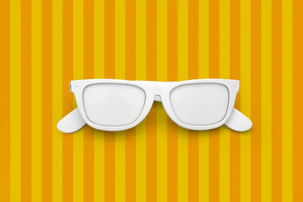 Καλοκαιρινά γυαλιά ηλίου φωτεινό φόντο διακοπών. απόδοση 3D — Φωτογραφία Αρχείου