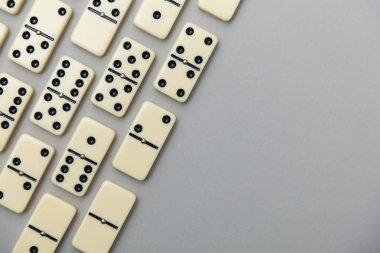 Domino geçmişi. İş stratejisi konsepti