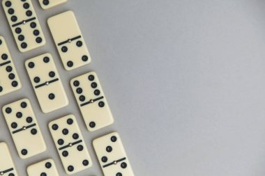 Domino geçmişi. İş stratejisi konsepti