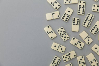 Domino geçmişi. İş stratejisi konsepti