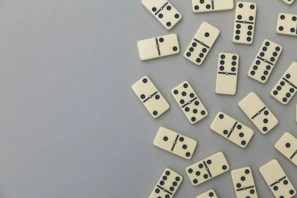 Domino фону. Концепція бізнес-стратегії — стокове фото