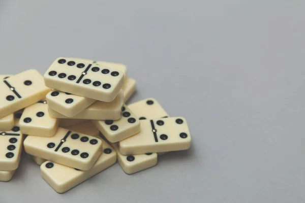 Domino фону. Концепція бізнес-стратегії — стокове фото