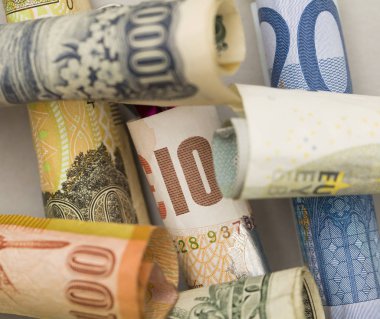 Küresel para birimi arka planı