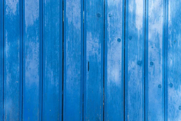 Blue wooden plank background texture — Stock Photo, Image