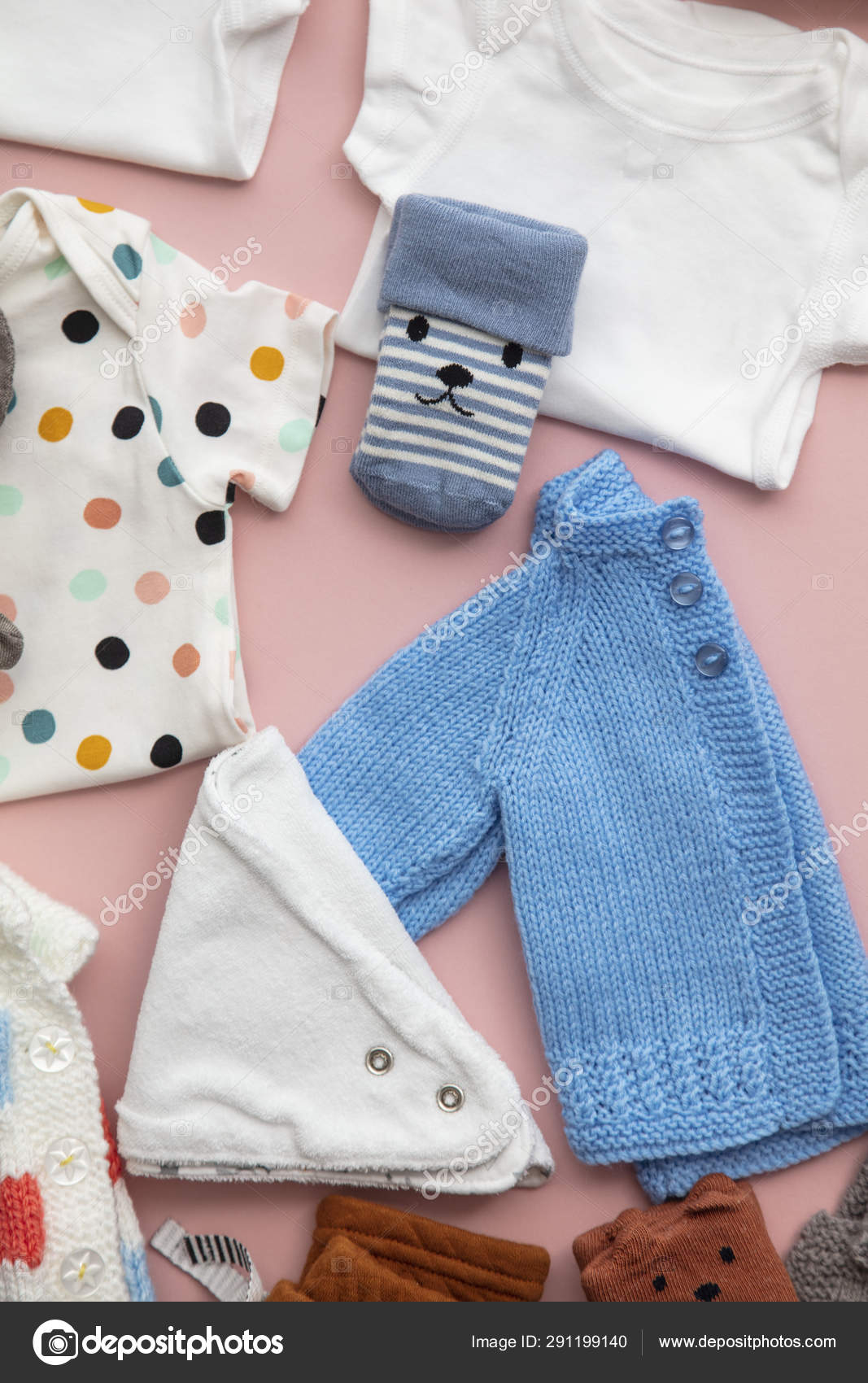 pastel baby clothes