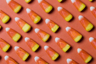 Cadılar Bayramı şekerli Mısır arka plan