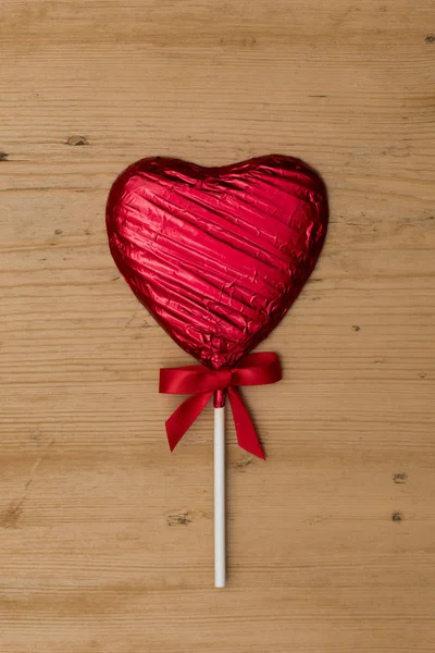 Καρδιά σχήμα καραμέλα γλυκό δώρο του Αγίου Βαλεντίνου. — Φωτογραφία Αρχείου