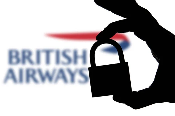 LONDRES, Reino Unido - 5 DE FEBRERO DE 2018: problemas de seguridad de British Airways . — Foto de Stock