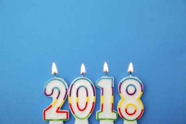 2018 yeni yıl parti kutlama mumları