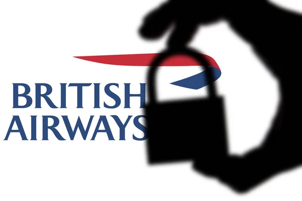 Londra, İngiltere - 5 Şubat 2018: British Airways güvenlik sorunları. — Stok fotoğraf