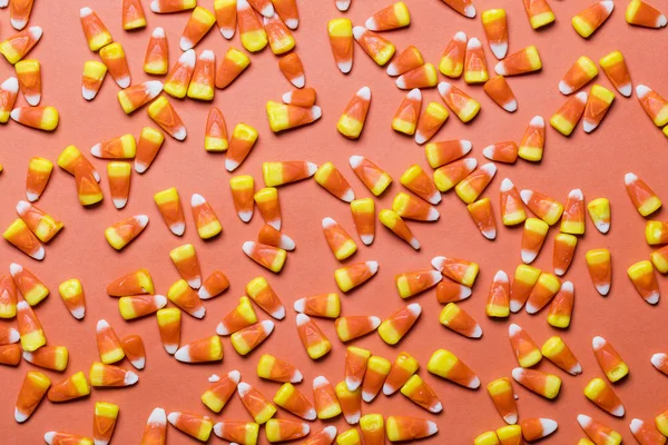 Halloween candy corn background — Stock Photo, Image