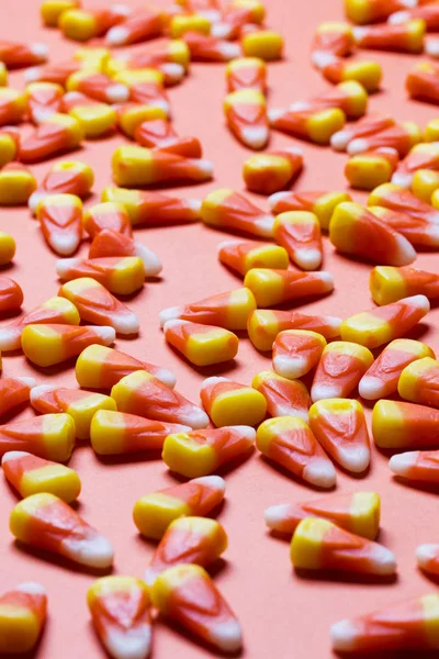 Halloween candy corn background — Stock Photo, Image