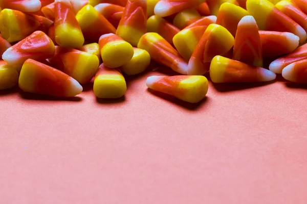 Halloween Süßigkeiten Mais Hintergrund — Stockfoto