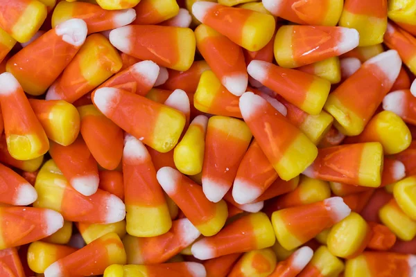 Хеллоуїн цукерки кукурудзяний фон — стокове фото