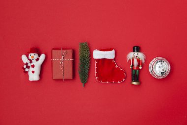 Noel süslemeleri arka plan Koleksiyonu. 