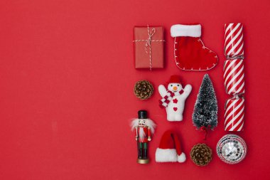 Noel süslemeleri arka plan Koleksiyonu. 