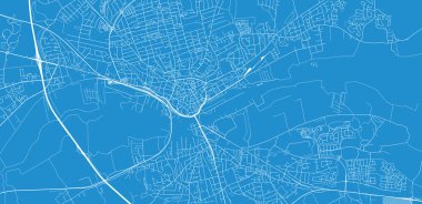 Randers, Danimarka 'nın şehir haritası