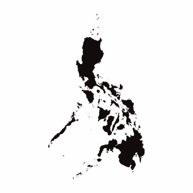 Filipinler illüstrasyon ülke haritası