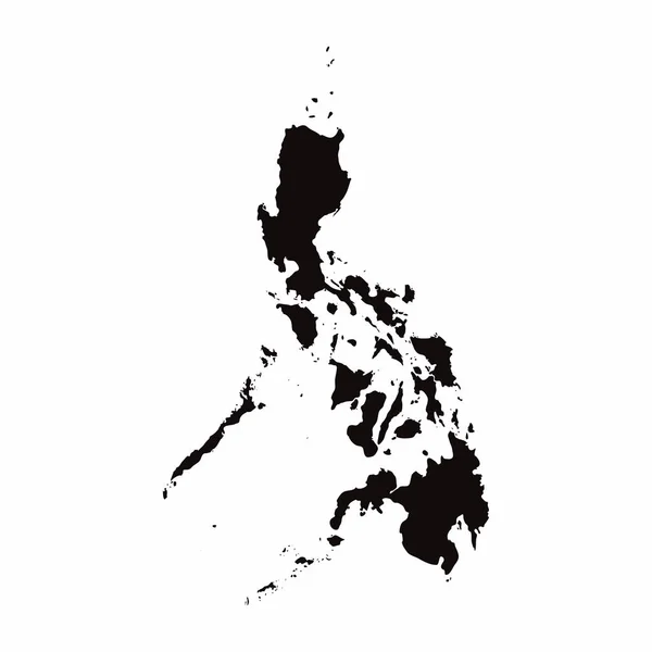 Filipinas ilustración mapa del país —  Fotos de Stock