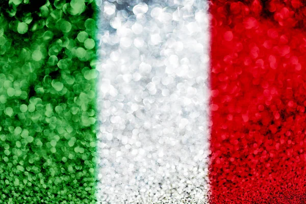 이탈리아 국기 반짝이 파티 축 하 배경 — 스톡 사진