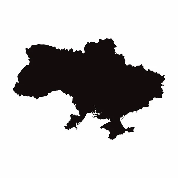 Ukraina ilustracja mapa kraju — Zdjęcie stockowe