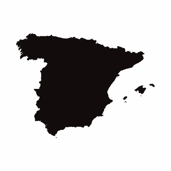 España ilustración mapa del país — Foto de Stock