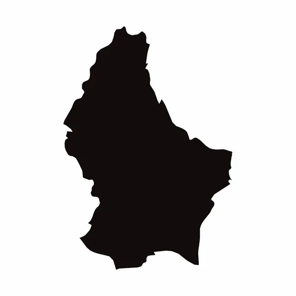 Люксембург ілюстрація країна карта — стокове фото