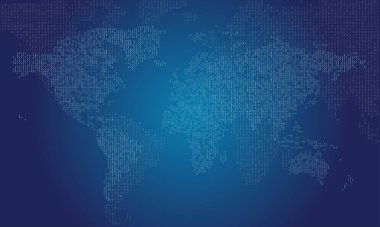 Modern ulusal harita vektör illüstrasyonu