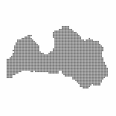 Ulusal bayrak, düz modern vektör illüstrasyon biçimi haritası