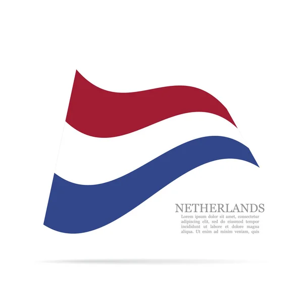 Bandeira Nacional Mapa Estilo Ilustração Vetorial Moderno Plano — Vetor de Stock